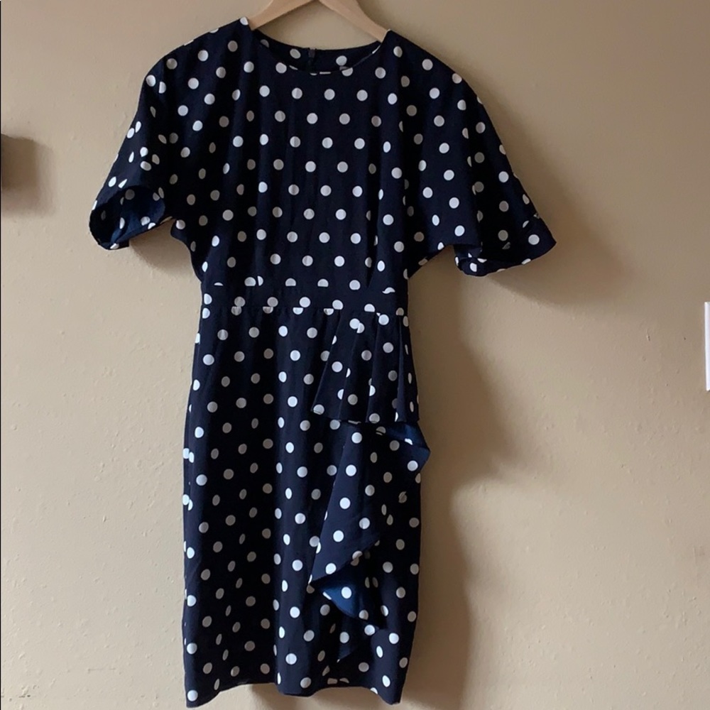 Classy polka dot work dress